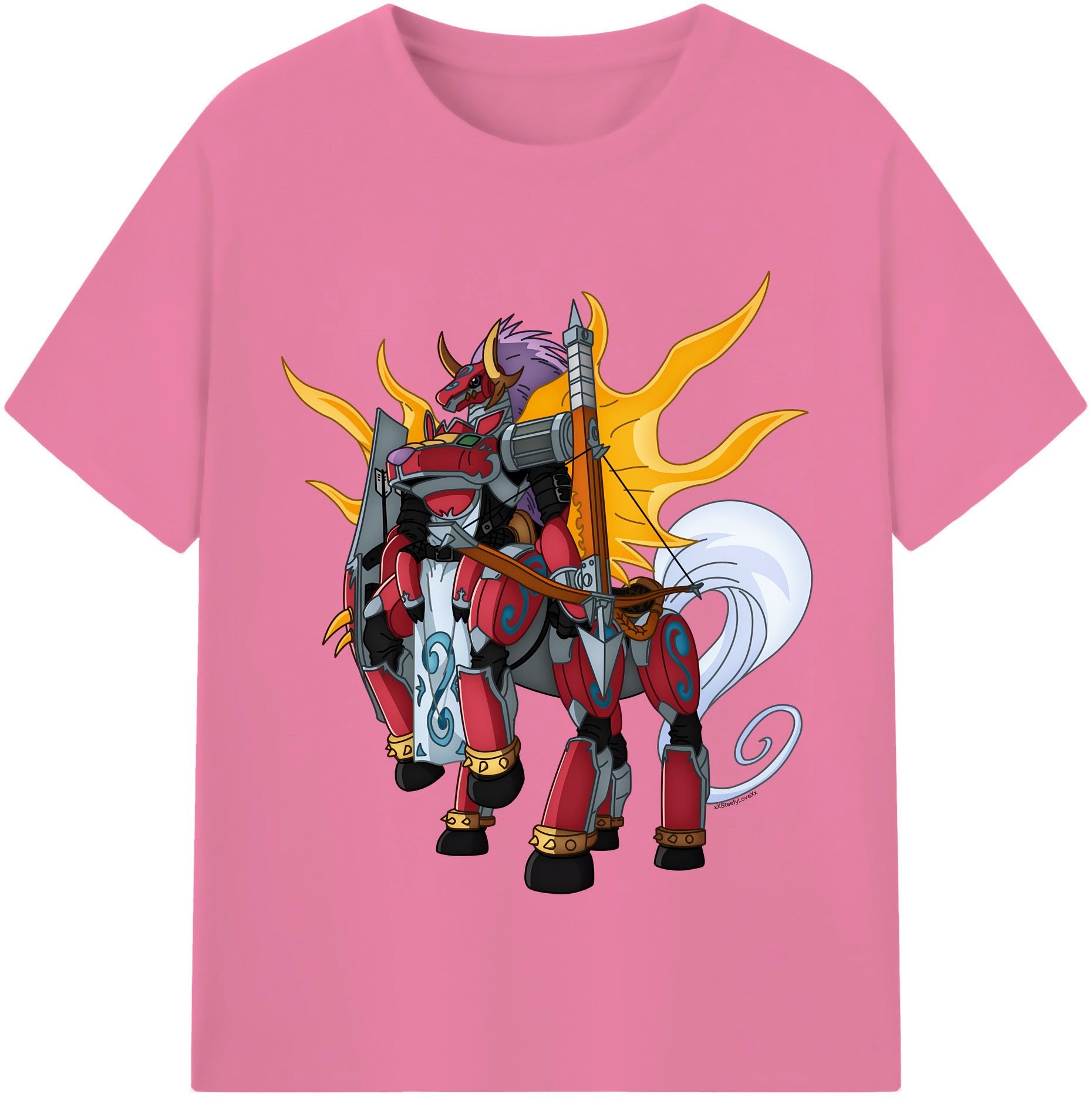 （画像用） Digimon デジタルモンスター/デジモン 綿100％半袖Tシャツ（フロントプリント）